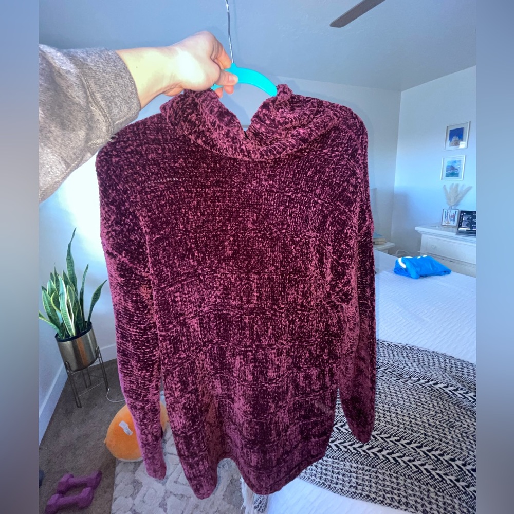 Tribal velvet sweater